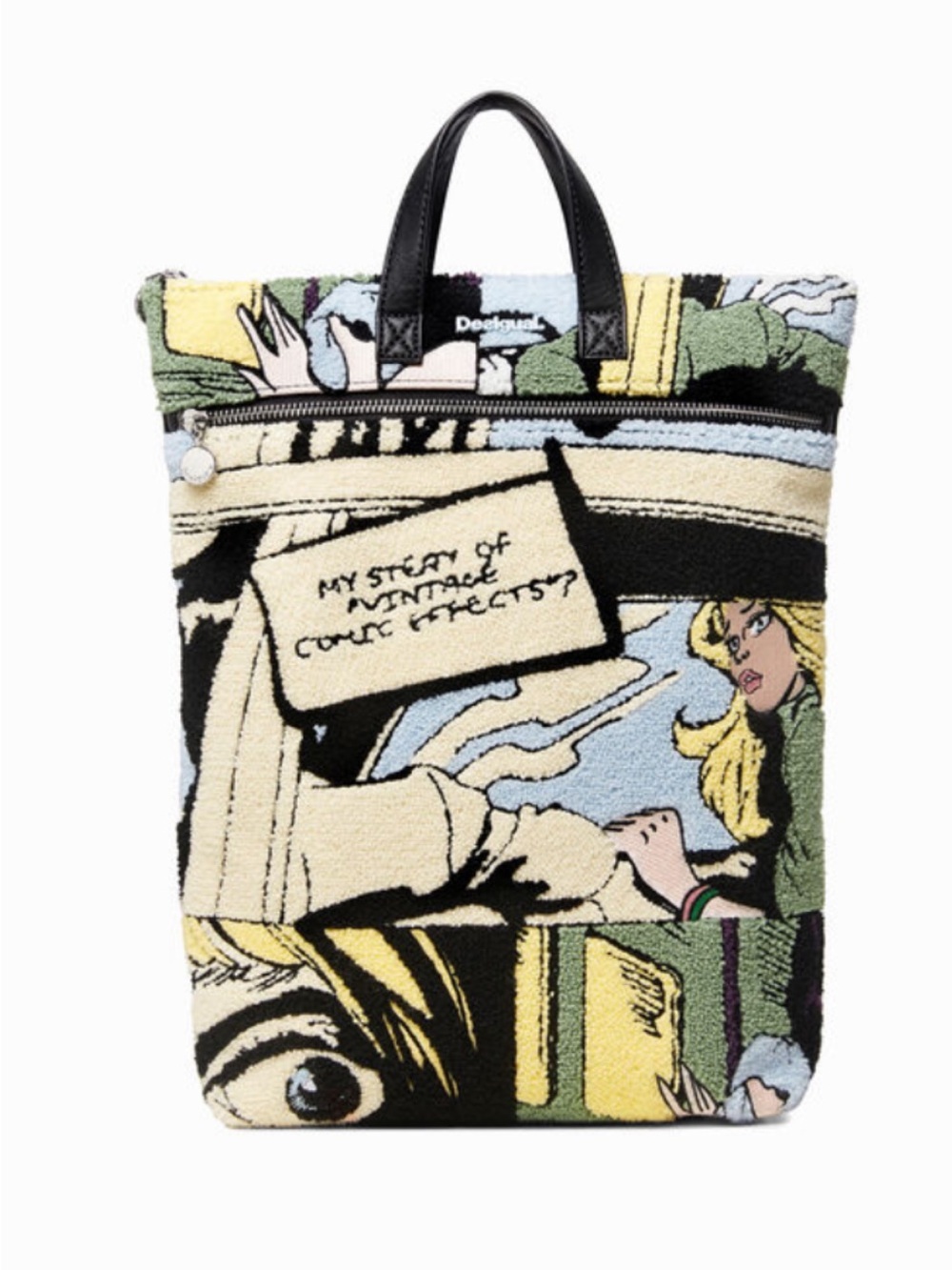 Desigual Pop Comic Book Design Arty Kirby Baza backpack - Picture 11 of 11